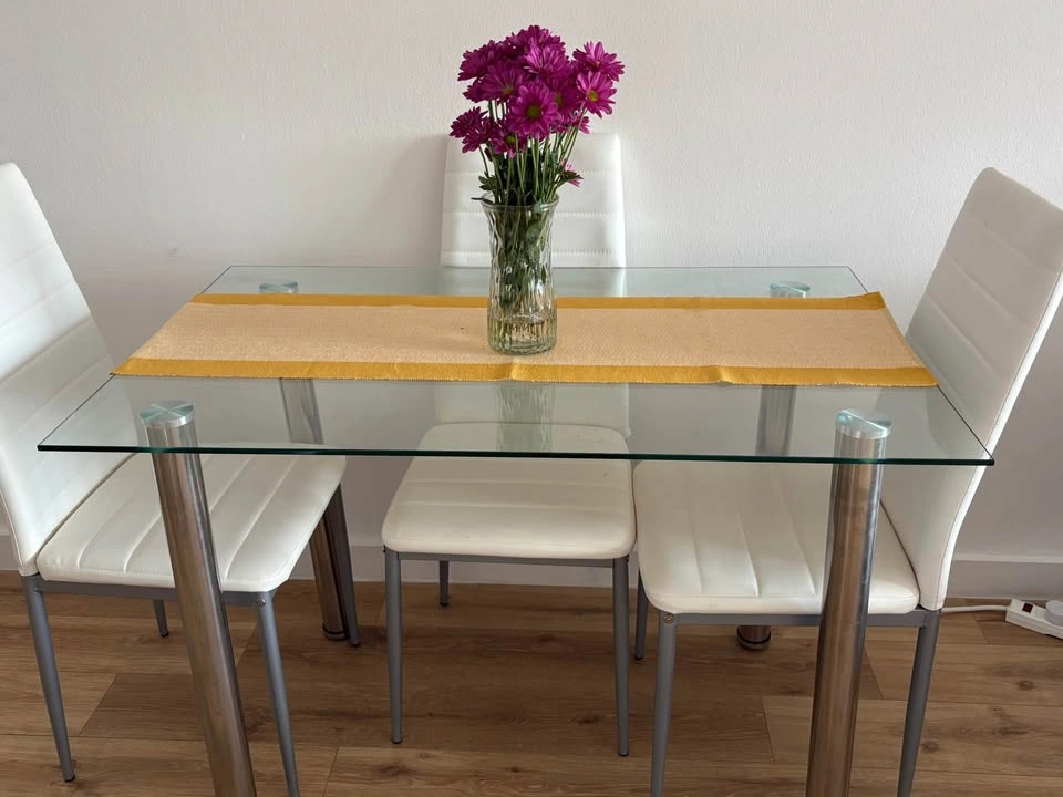 MOVING OUT SALE: Dining table with four chairs - photo 3