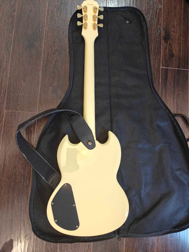 Epiphone SG G-400 Les Paul Custom 2010 - Antique Ivory - photo 3