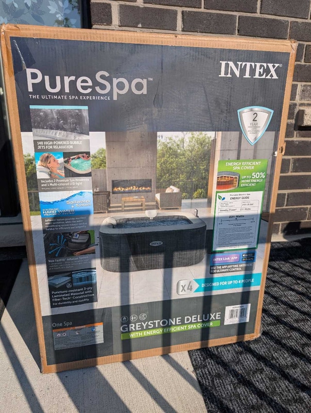 Intex PureSpa Greystone Deluxe NEW