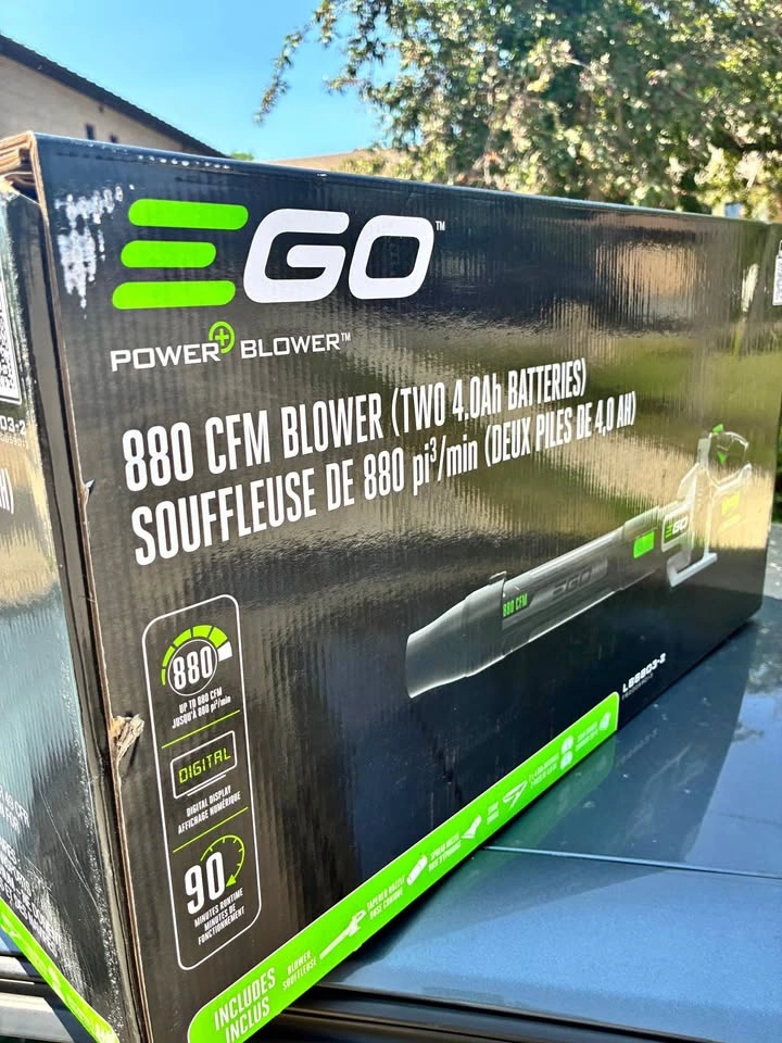 EGO Power+ 880 CFM Blower Kit (LB8803-2) with 2 batteries