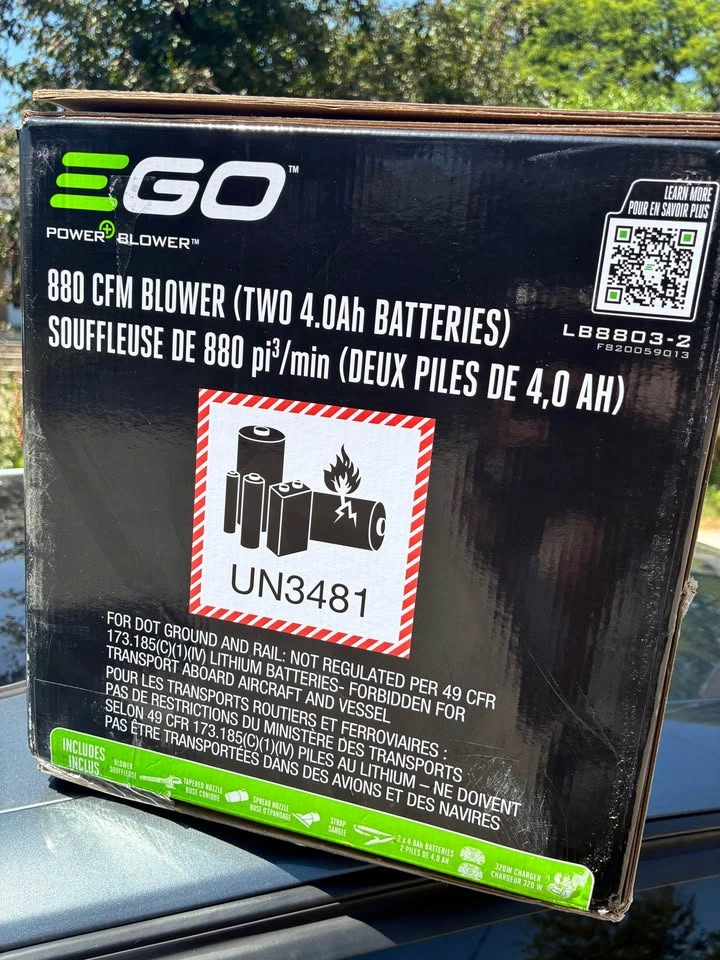 EGO Power+ 880 CFM Blower Kit (LB8803-2) with 2 batteries - photo 2
