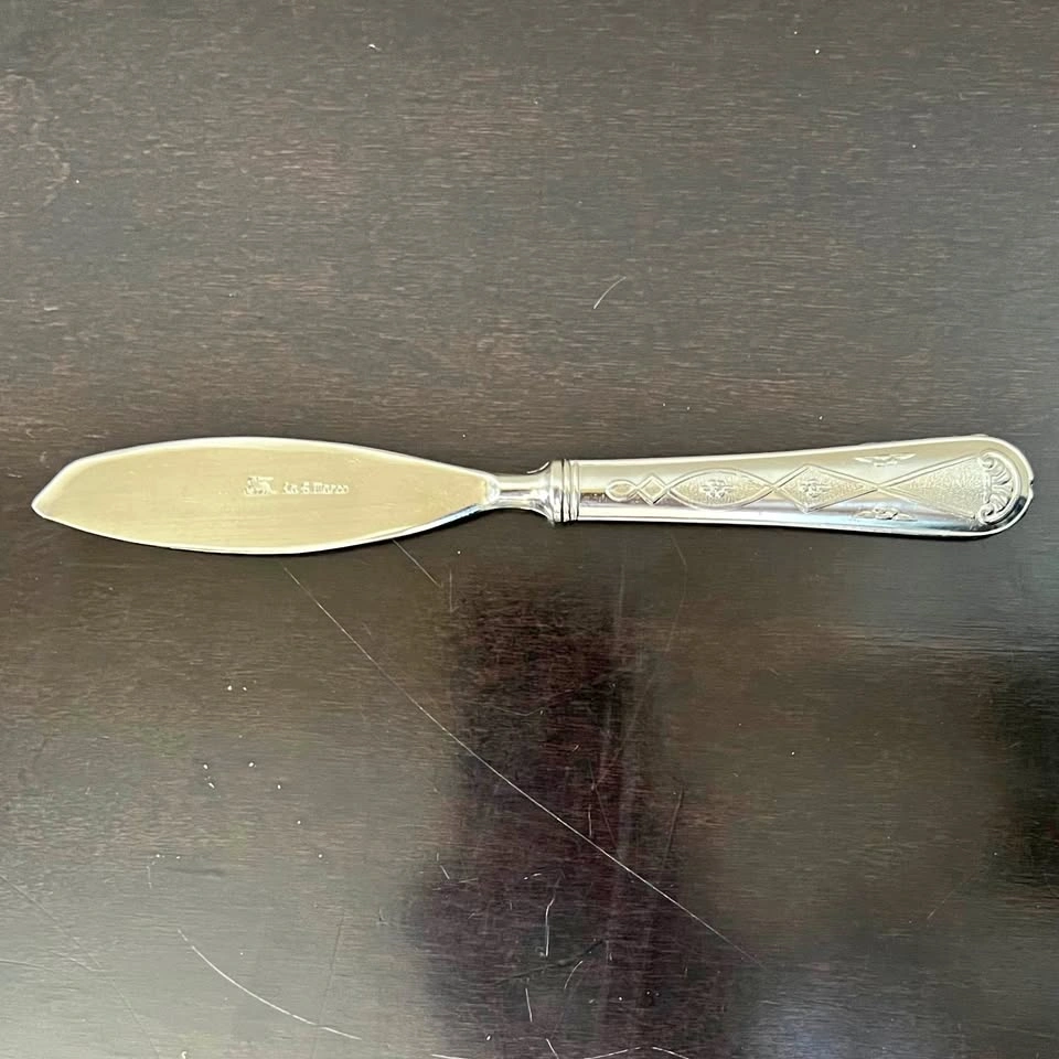 La S. Marco Italy ARG 1000 Silver-Plated Butter Knife
