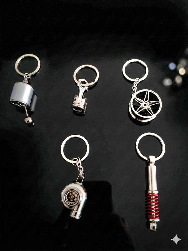 Assorted Car Enthusiast Keychains - photo 4