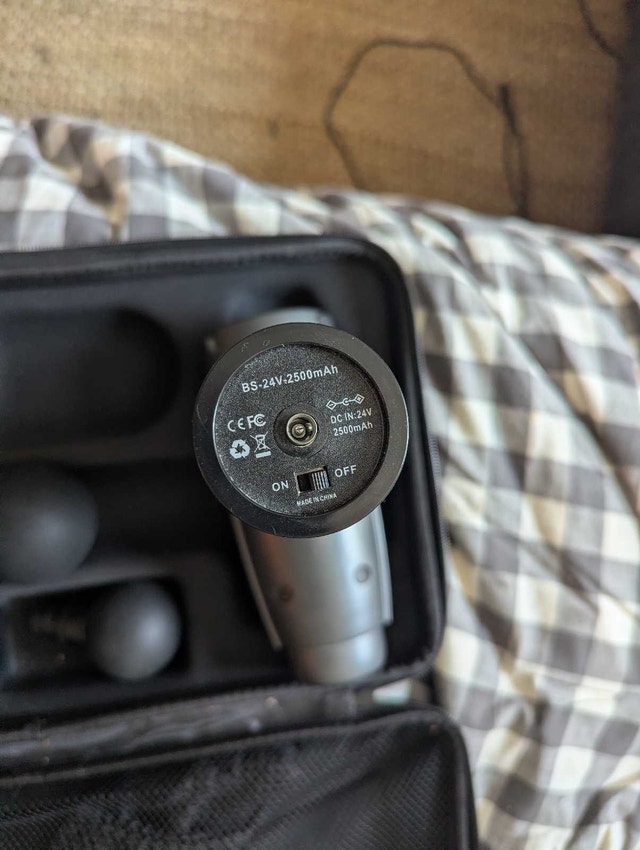Massage Gun w/multiple attachments - photo 4