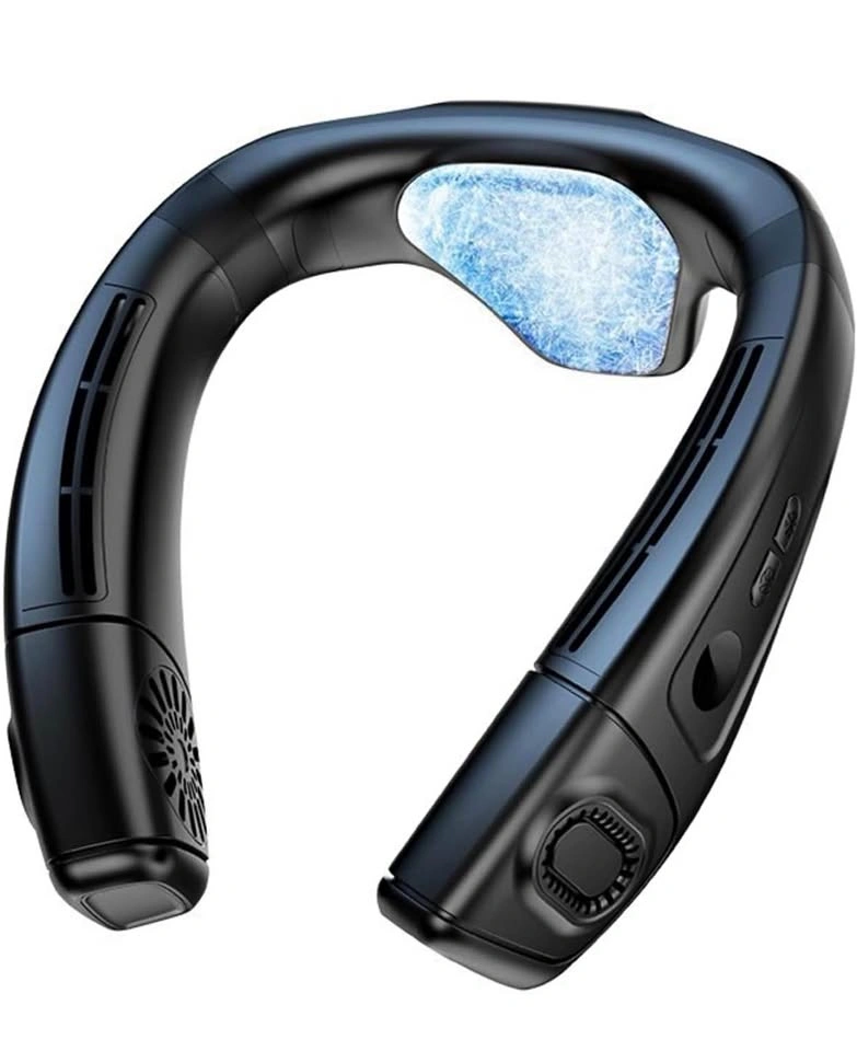 Portable Wearable Neck Fan – USB Rechargeable Bladeless Fan