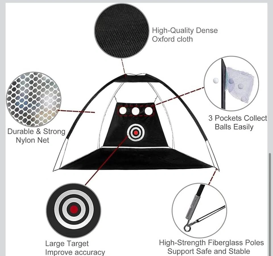 Golf Practice Net 10×7ft – Indoor & Outdoor Golf Hitting Net - photo 5