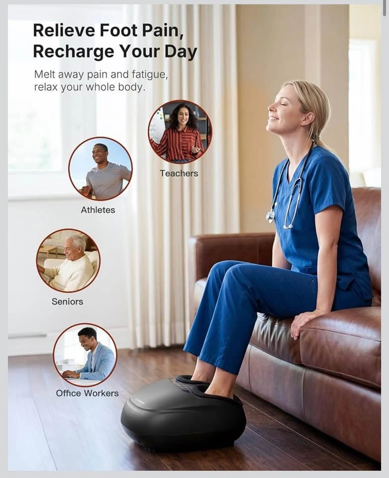 Shiatsu Foot Massager with Heat – Deep Kneading Foot Massage Mac - photo 2