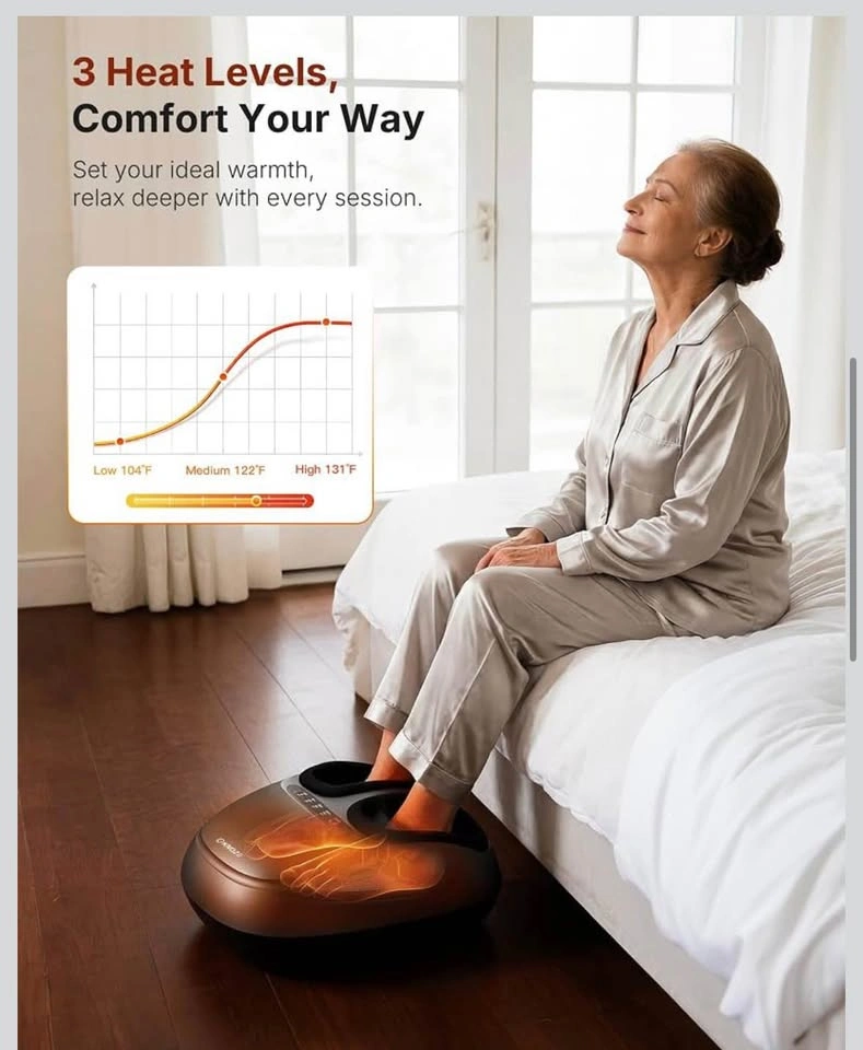 Shiatsu Foot Massager with Heat – Deep Kneading Foot Massage Mac - photo 4