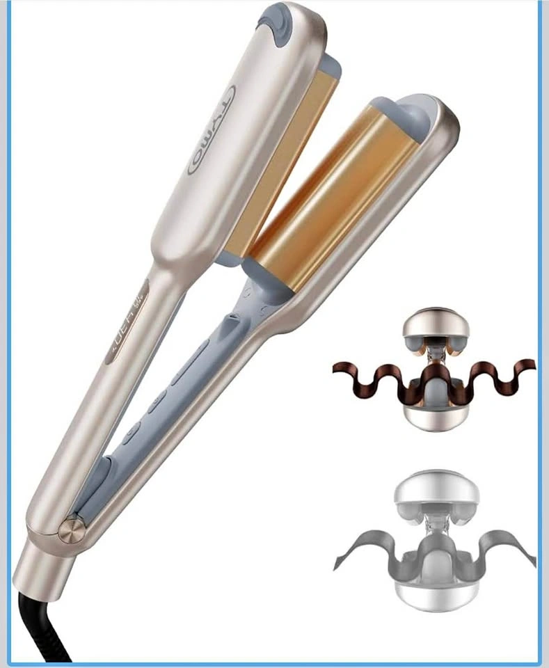 TYMO ROVY 1” 3-Barrel Hair Waver – Ionic Beach Wave Curling Iron