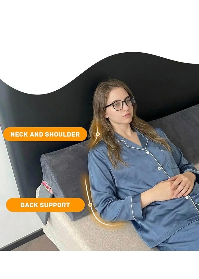 Bed Wedge Pillow for Back and Leg Support - photo 4