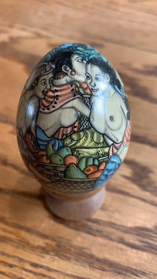 Hand Painted Duck Egg from Bali - photo 2