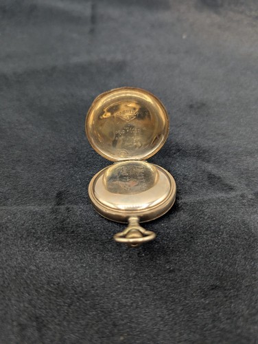 1905 Waltham Pocket Watch J. Boss 25 Year Gold Filled Antique - photo 3