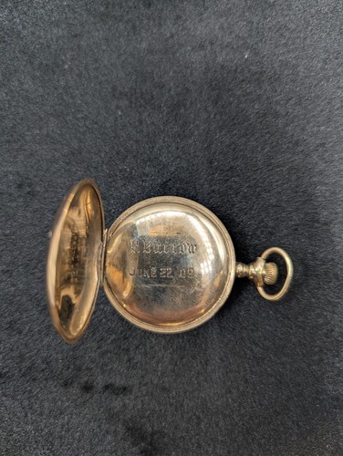 1905 Waltham Pocket Watch J. Boss 25 Year Gold Filled Antique - photo 5