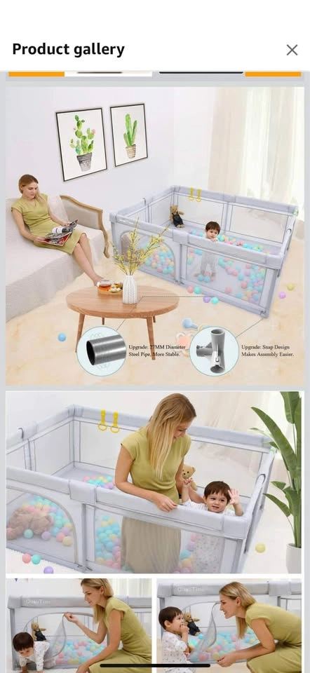 X-large baby playpen 75x60 - photo 3