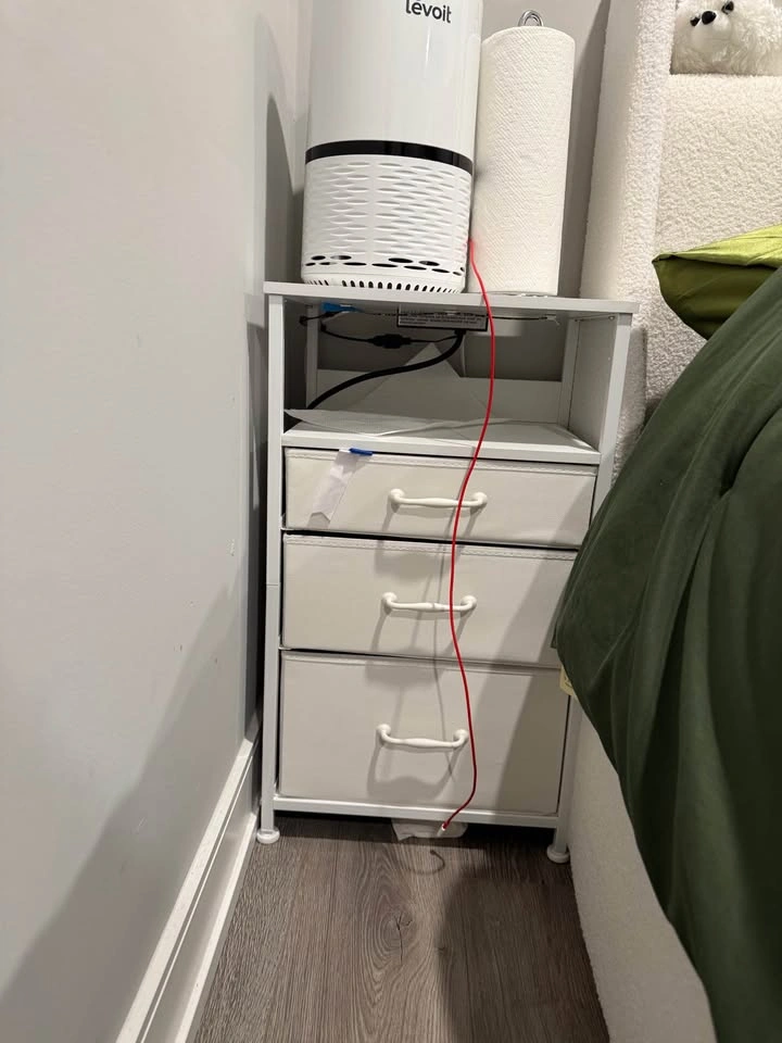 YeTom Nightstand with Charging Station (2) - photo 2