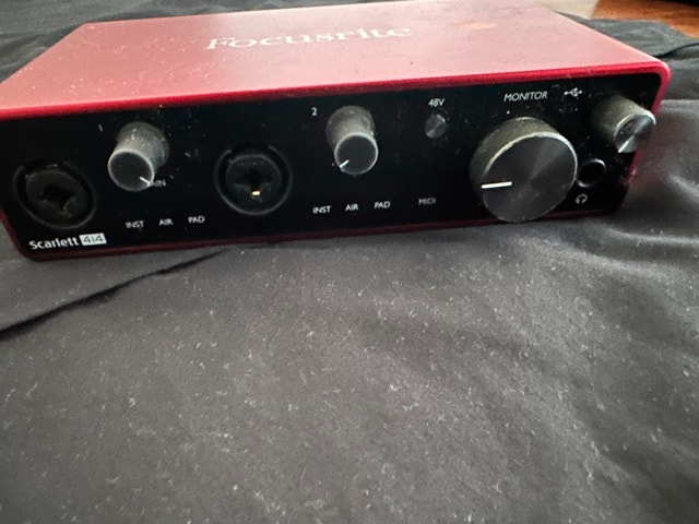 Audio interface scarlett 4i4 - photo 3