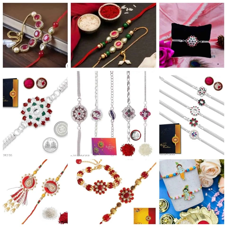 Kids Cartoon, Couple, Evil Eye, and God Rakhi Combos - photo 3