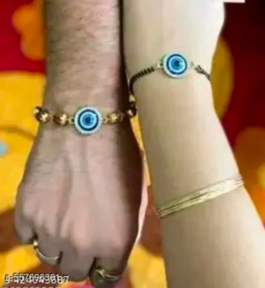 Kids Cartoon, Couple, Evil Eye, and God Rakhi Combos - photo 5
