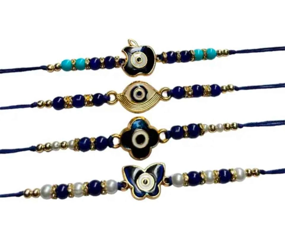 Bhaiyya Bhabhi, Cartoon, Unicorn, Kids, and Evil Eye Rakhis - photo 5
