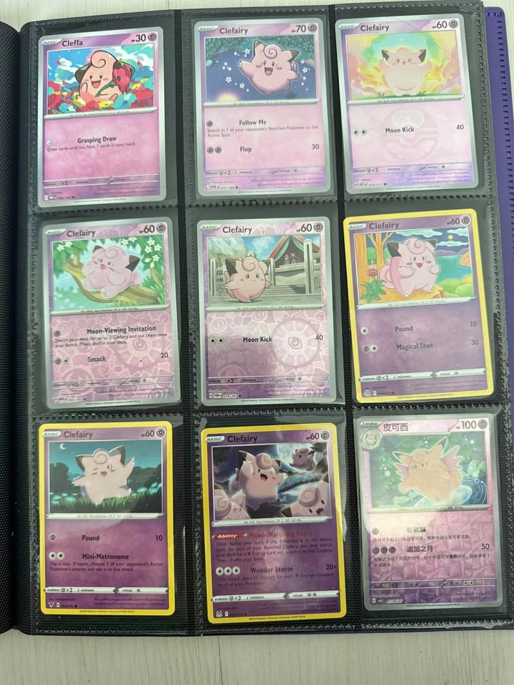 Clefairy/Clefable Pokémon card lot