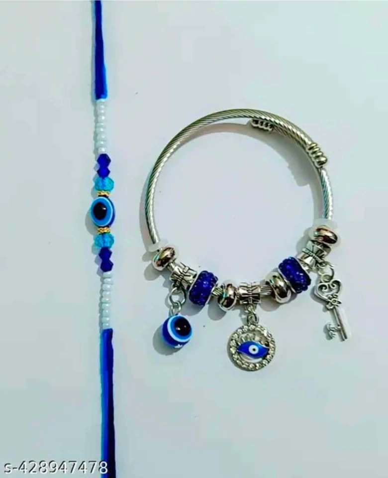 Rakhi Sale: Bhaiyya Bhabhi, Lumba, Combo, Bracelet, Kids - photo 5