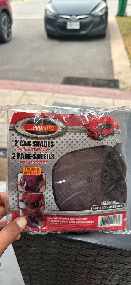 New Car Window Sun Shades (Set of 2) – $5