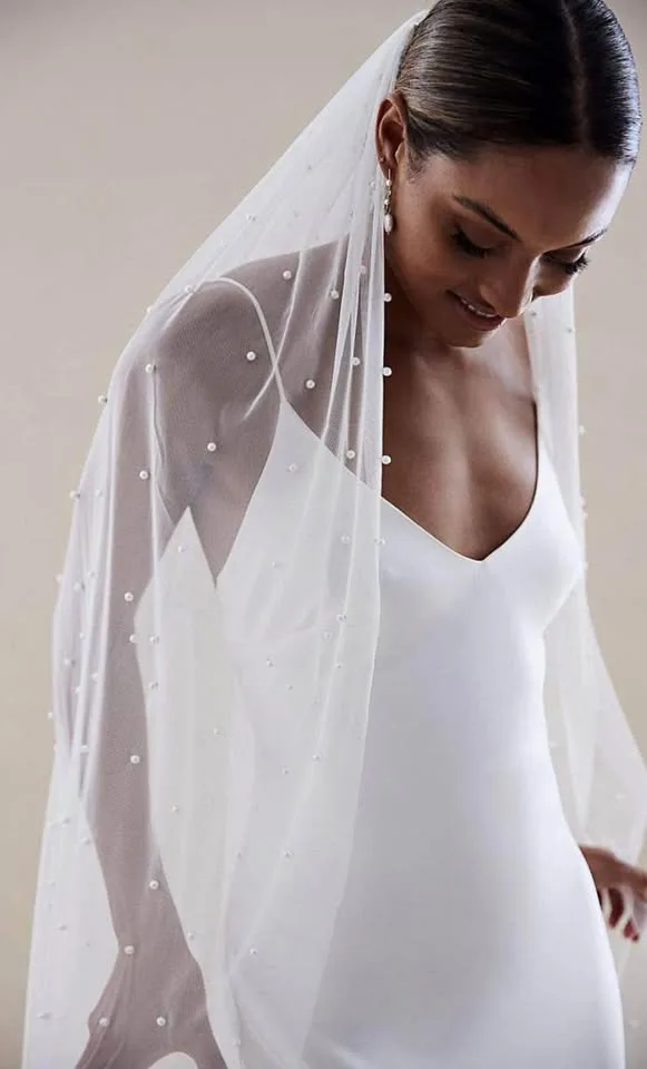Pearl Veil white,Soft white or ivory thumbnail
