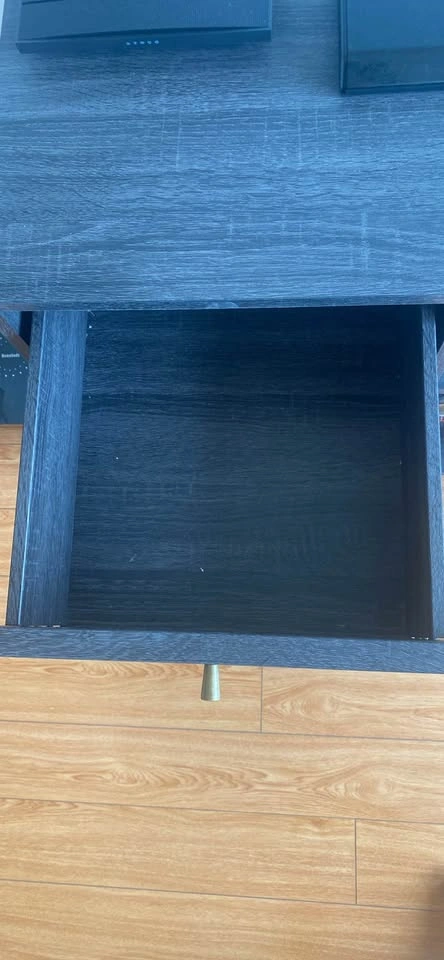 MADE Dark Wood Sideboard with Rattan Doors - photo 2