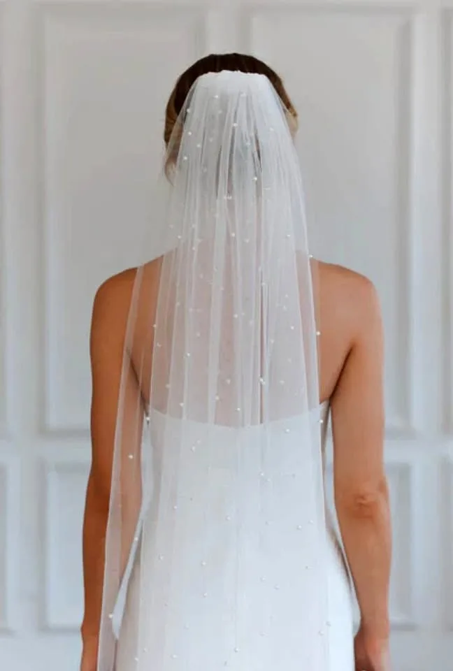 Pearl Veil soft white & ivory thumbnail