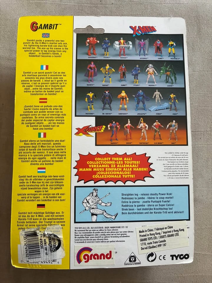 Vintage 1993 X-Men Gambit Action Figure - photo 2