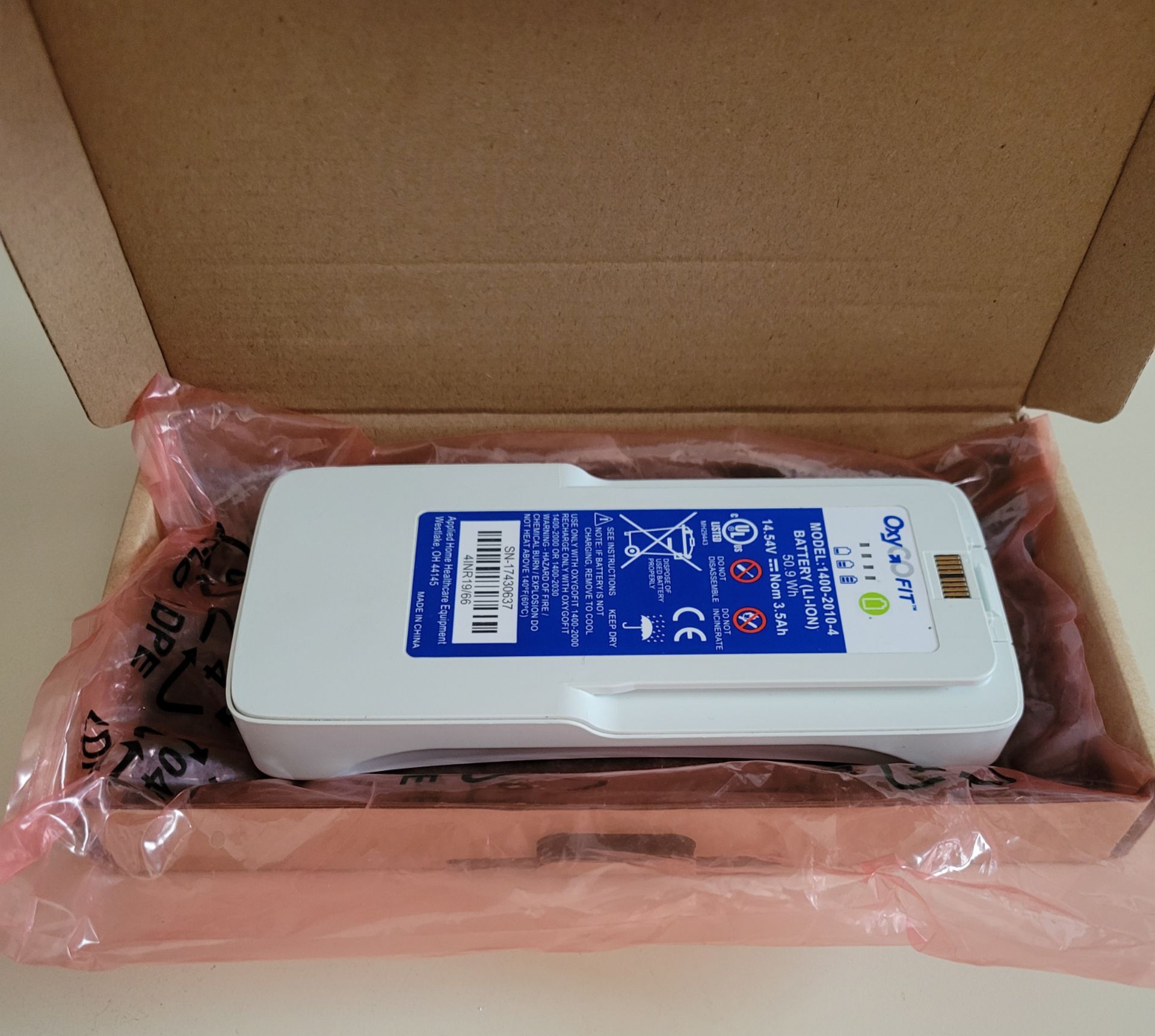 Genuine BA-400 Battery for Inogen G4 OxyGo FIT