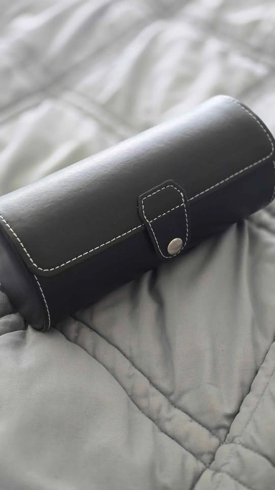 3-Slot Leather Watch Roll - photo 2