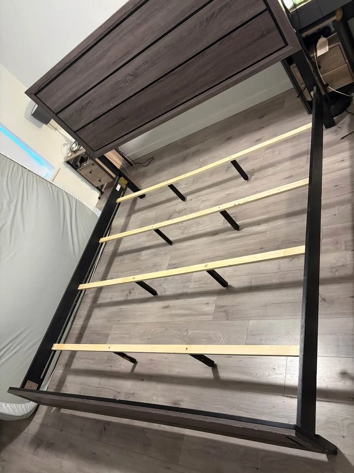 King Size Bed Frame with Box Spring - photo 2