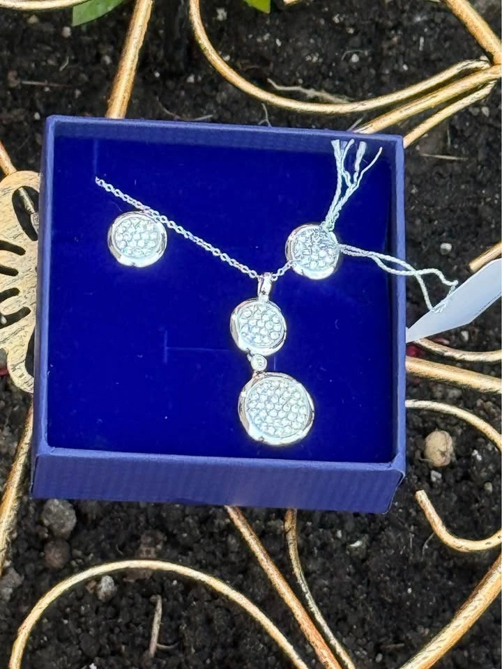 Swarovski necklace with earrings - photo 5