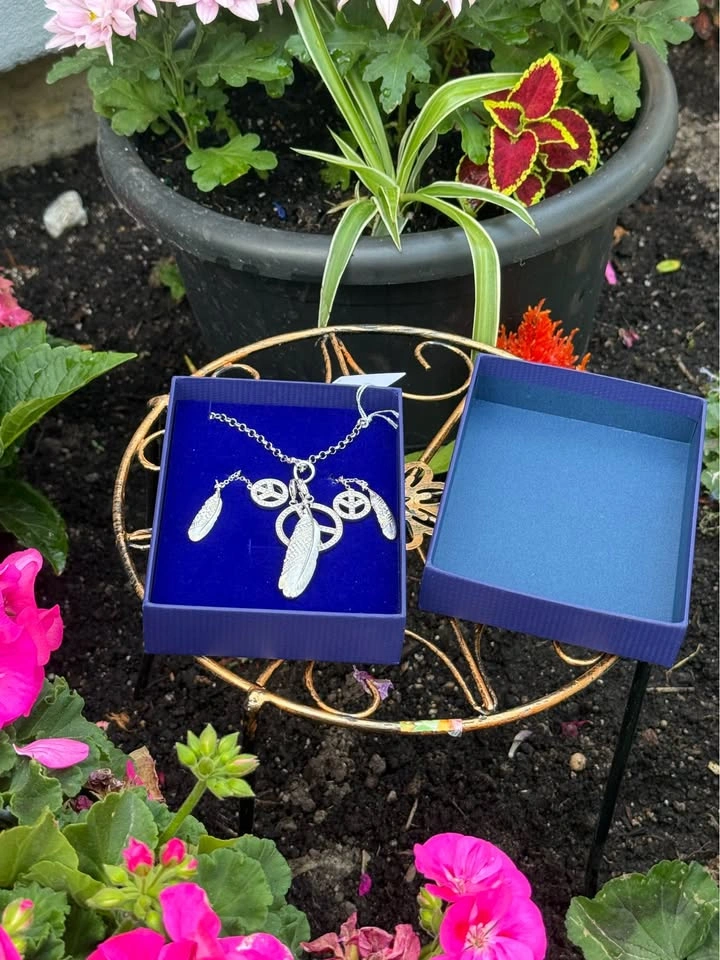 Swarovski necklace with earrings - photo 3