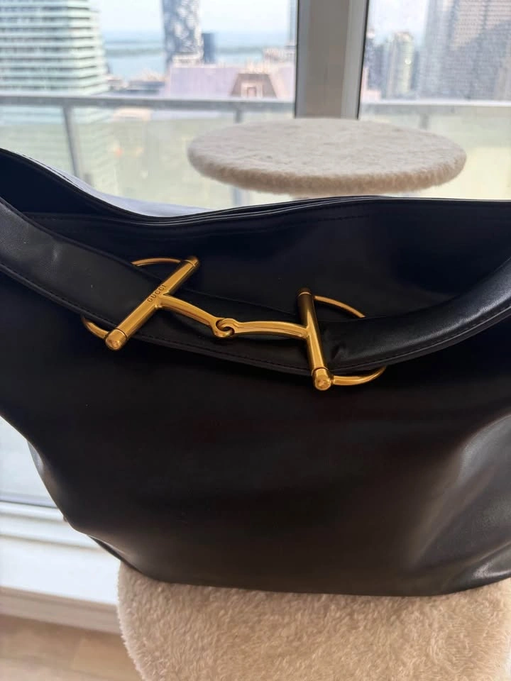 Horsebit Chain Large Shoulder Bag - photo 3