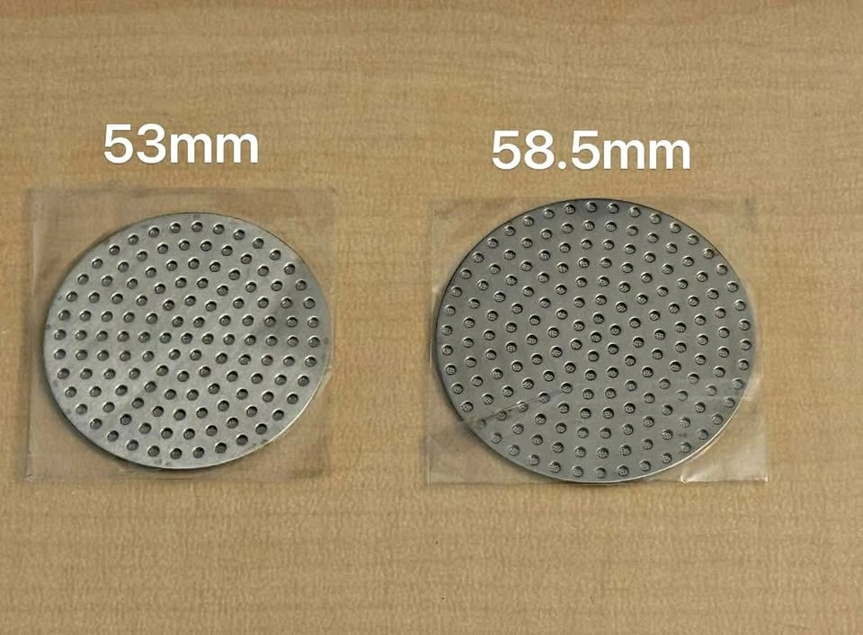 58.5mm puck screen espresso