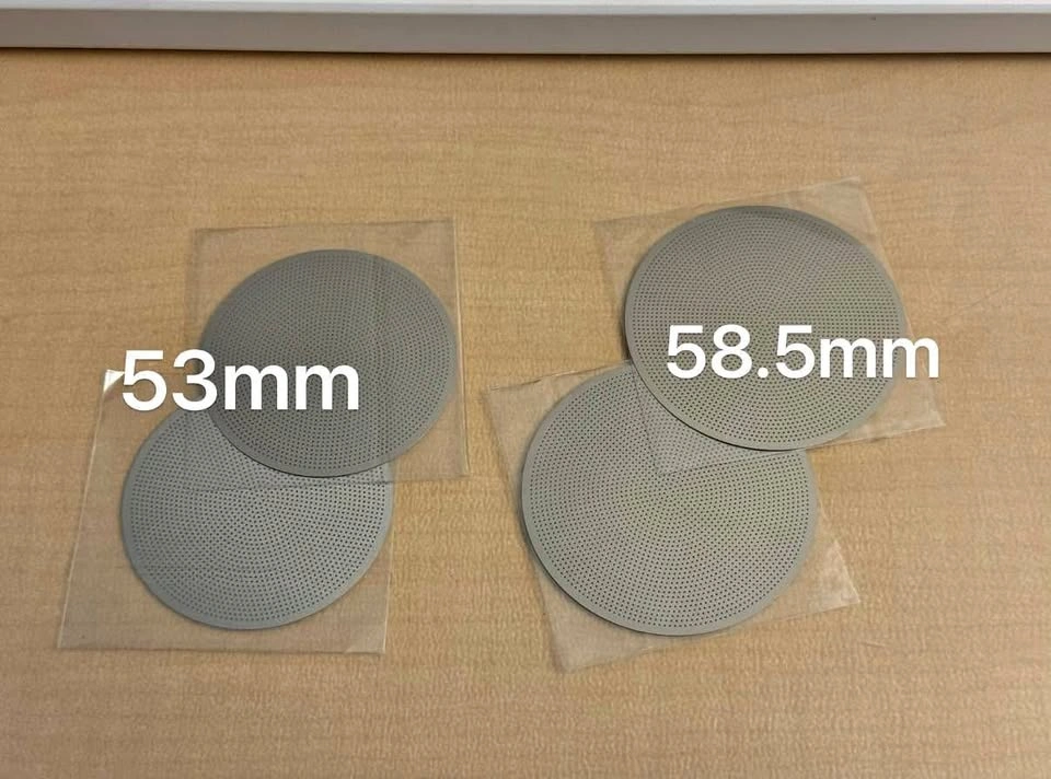 2 piece 53mm/ 58.5mm puck screen espresso