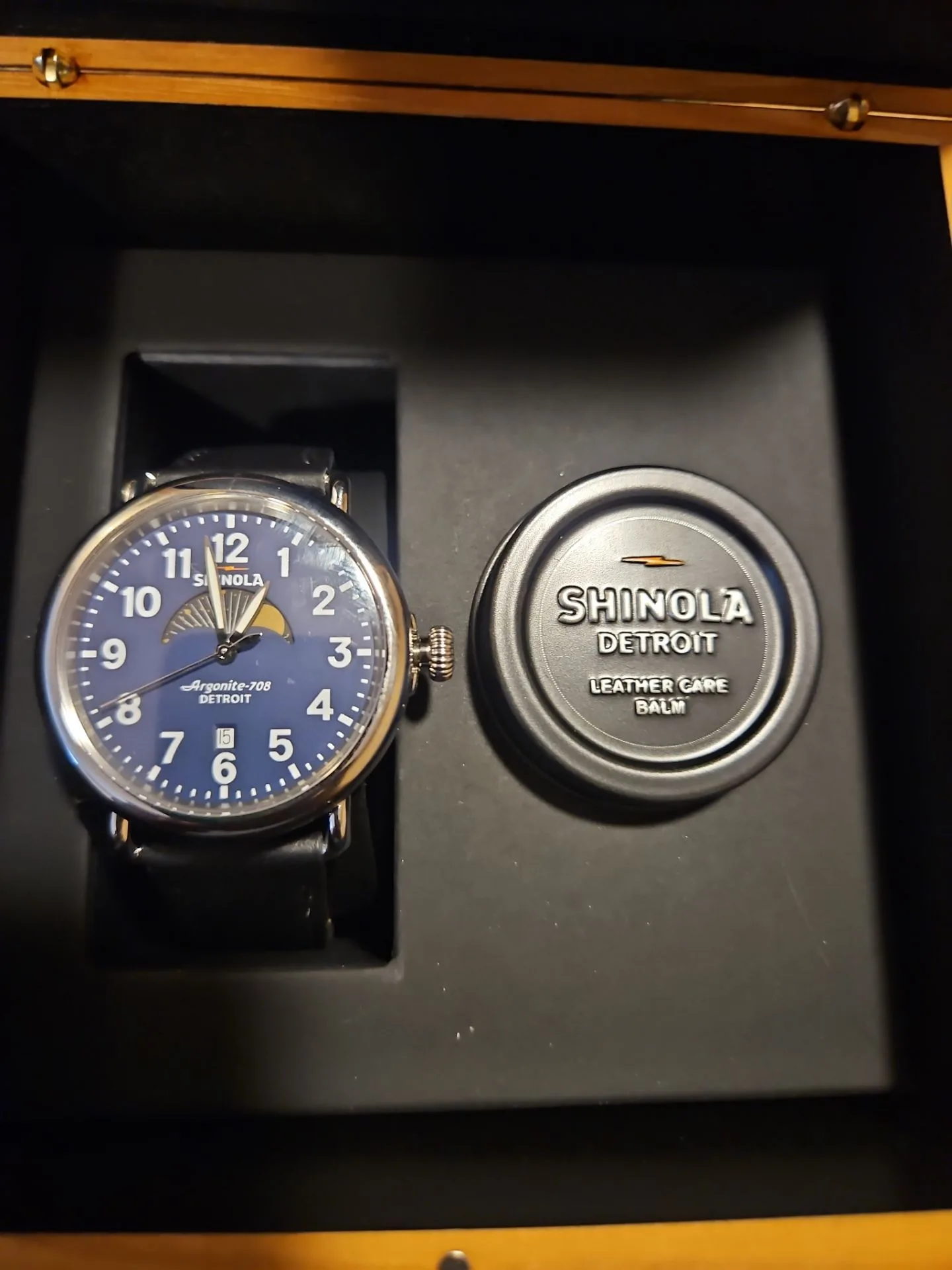 Shinola Runwell Moonphase Watch: Detroit Edition