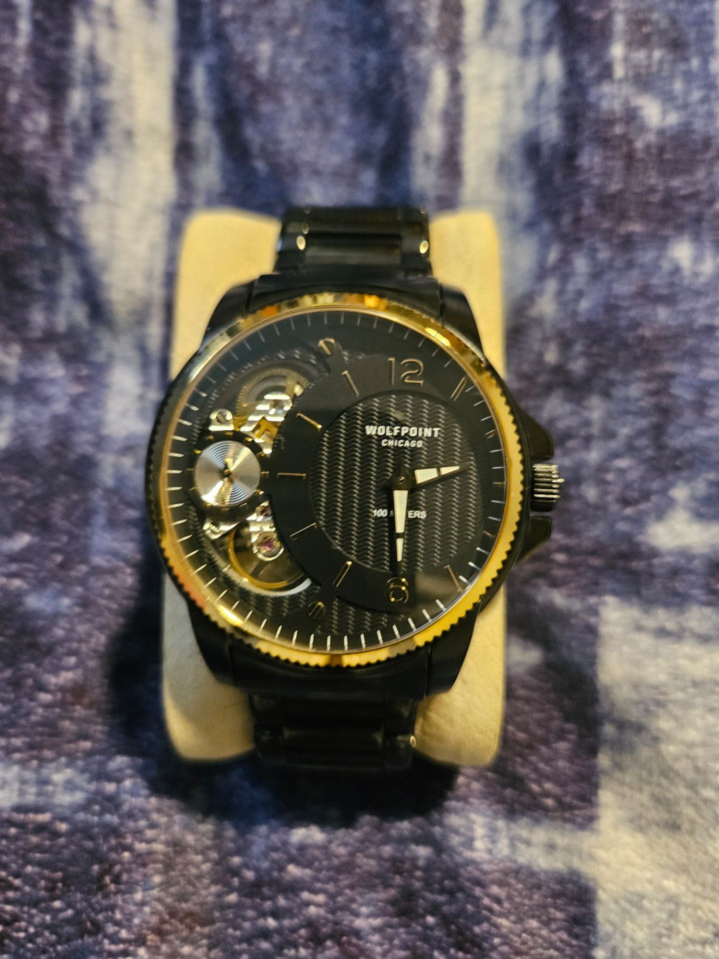 WolfPoint Panther Black- Men's Watch