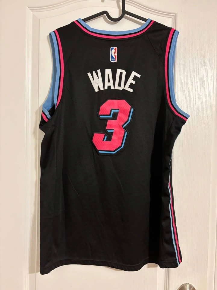 Miami Heat Dwyane Wade #3 Jersey NBA Nike Black Size 50 - photo 2