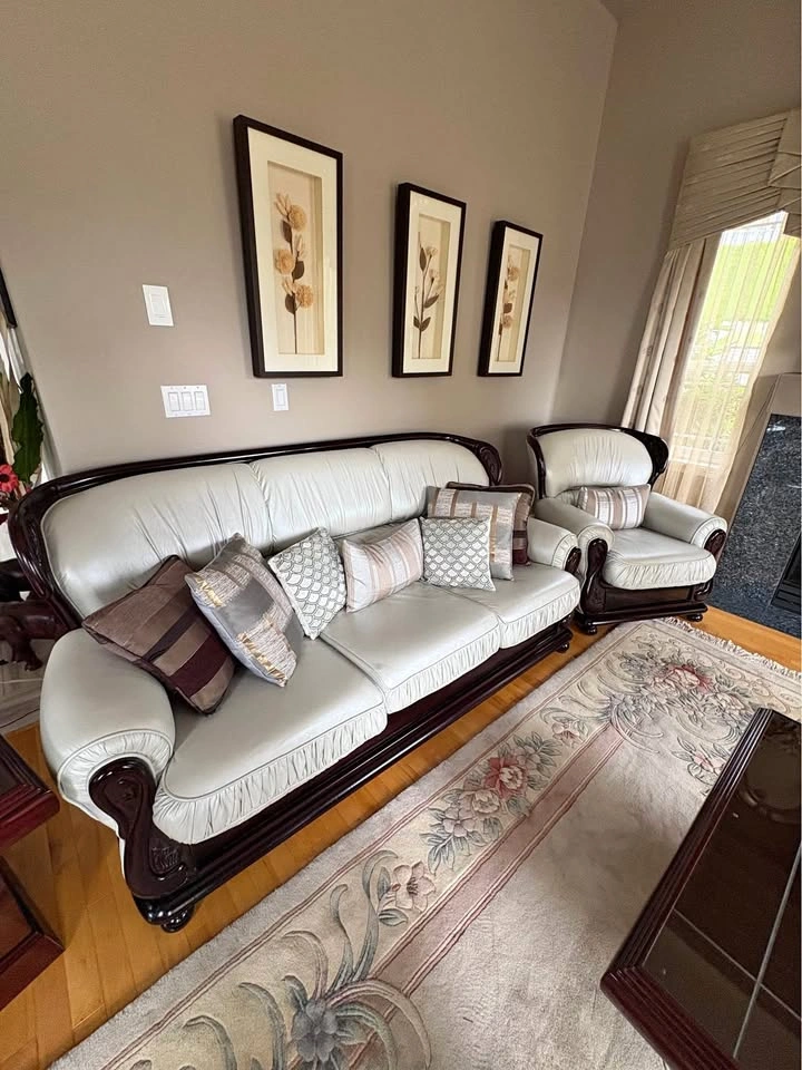 3-Piece Leather Living Room Set
