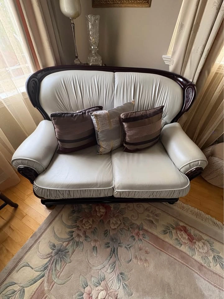 3-Piece Leather Living Room Set - photo 2