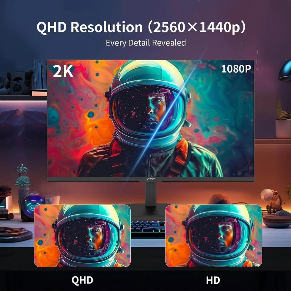 KTC 24" 2K QHD 100Hz IPS Ultrathin Monitor - photo 2
