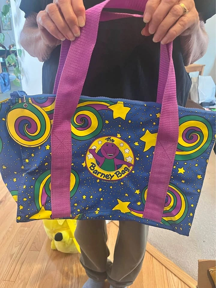 Vintage 1994 The Barney Bag Tote
