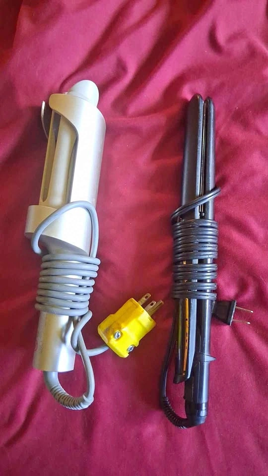 Hair Styling Bundle - Curling Iron & Flat Iron Straightener