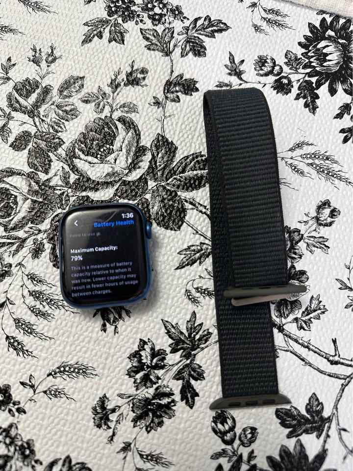 Apple Watch Series 7 Blue 45mm - photo 3