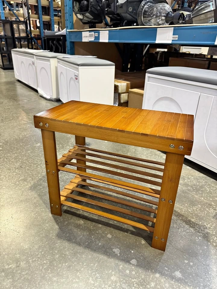 Entryway Bench with Shoe Cabinet - Space-Saving Storage