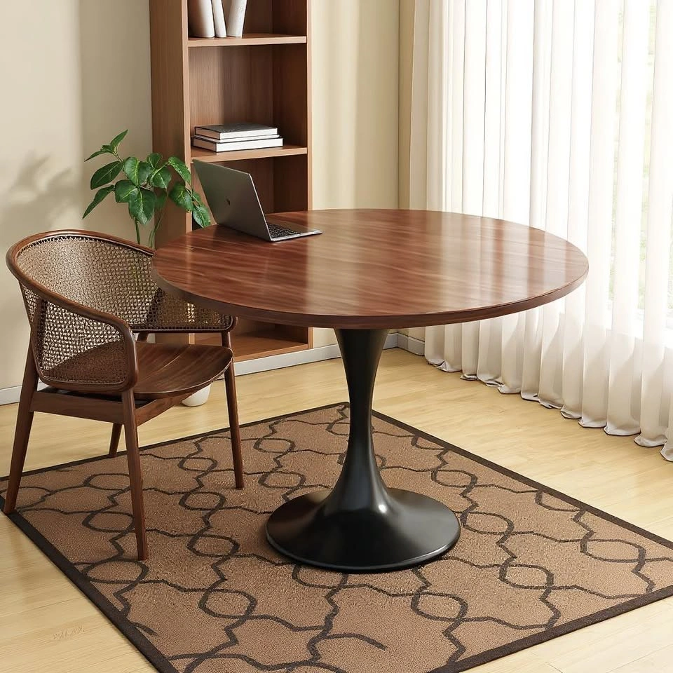 Mid-Century Tulip Dining Table and Chair - photo 2