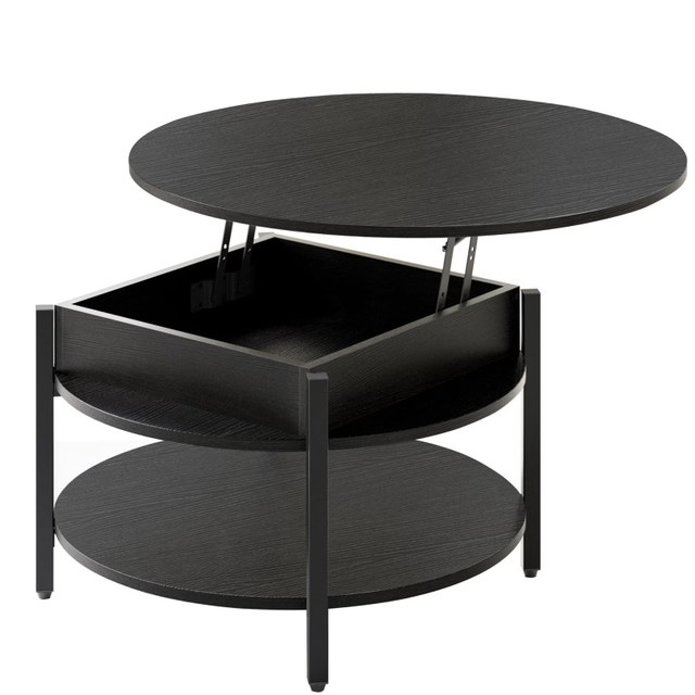 Round Lift-Top Coffee Table